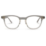 Transparent Color Semi Round Eyeglasses
